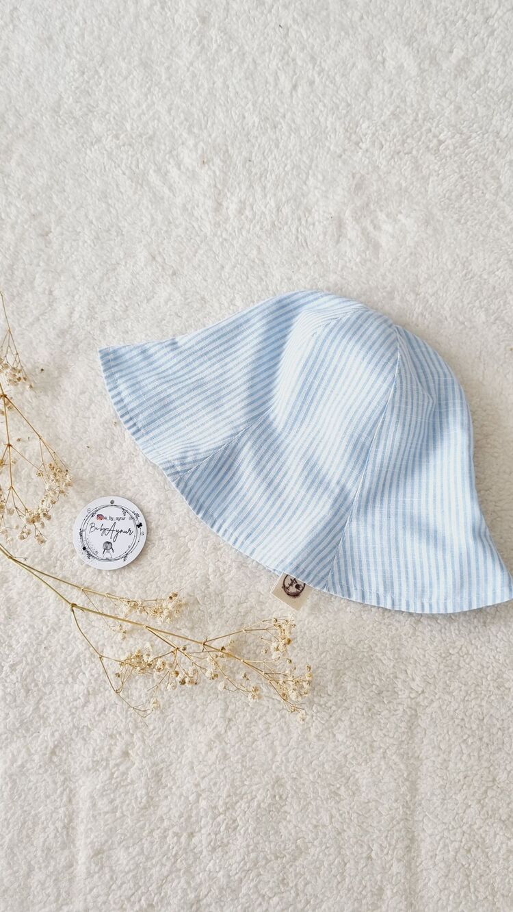 Mavi çizgili sun hat