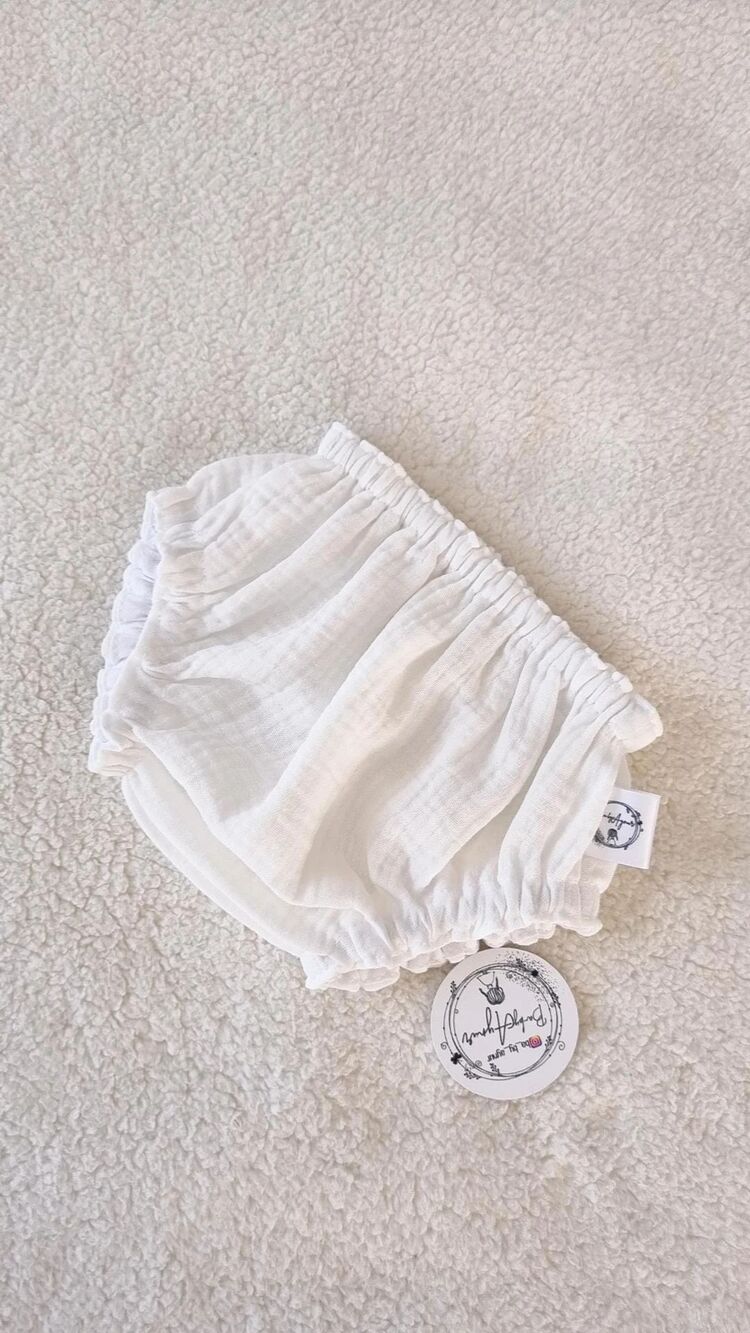 Kırık beyaz muslin bloomer