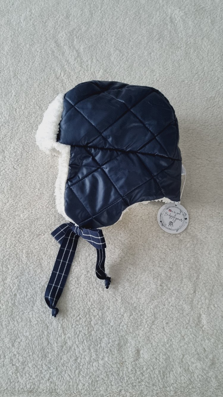 Navy kürklü şapka