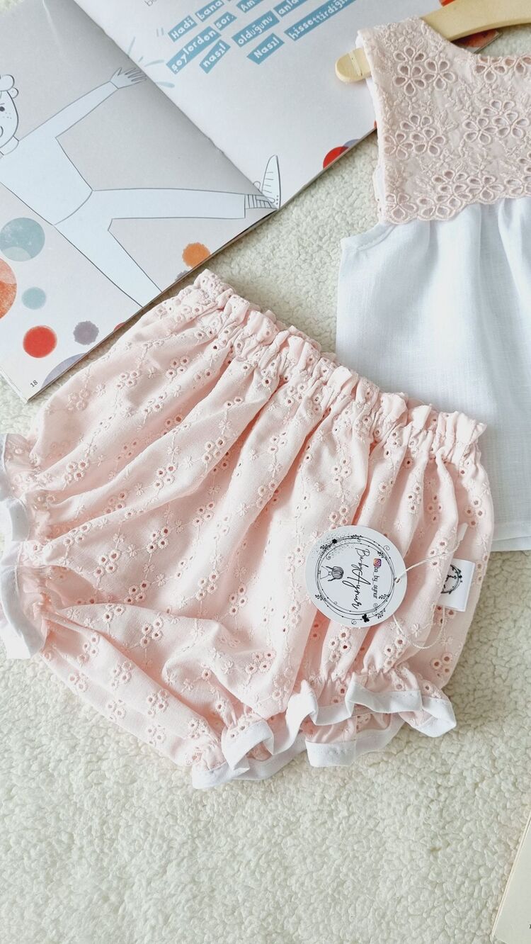 Mayra bluz ve bloomer ikili set