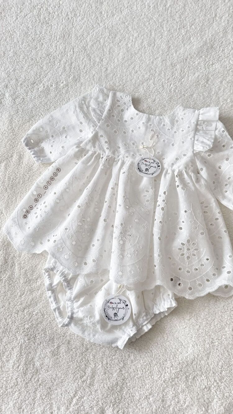 Mini elbise ve bloomer ikili set