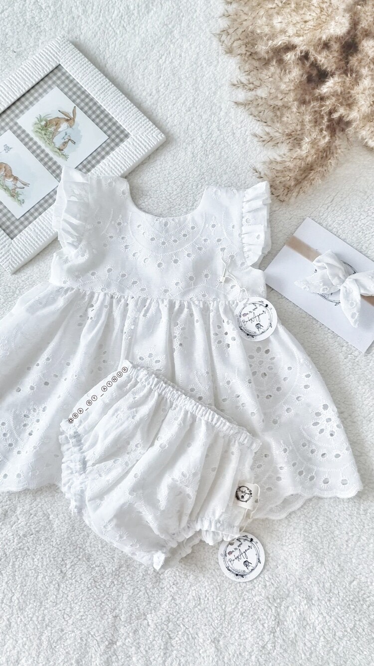 Mini elbise ve bloomer 2 li set