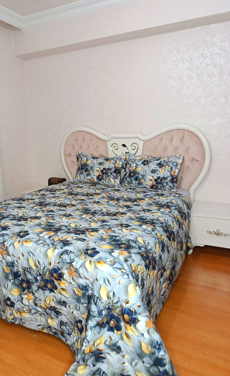 kapitone yatak örtüsü