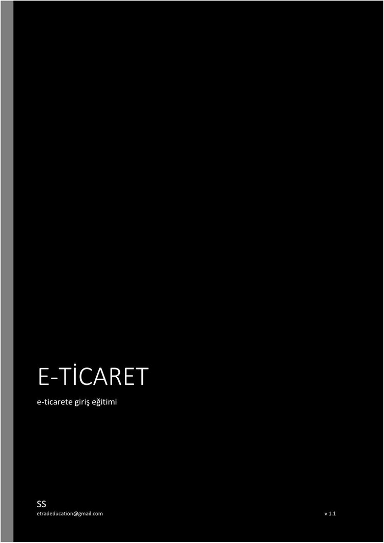 E Ticarete Giriş