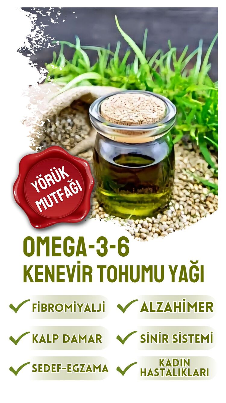 Kenevir Tohumu Yağı (Süper Güç) 250ml