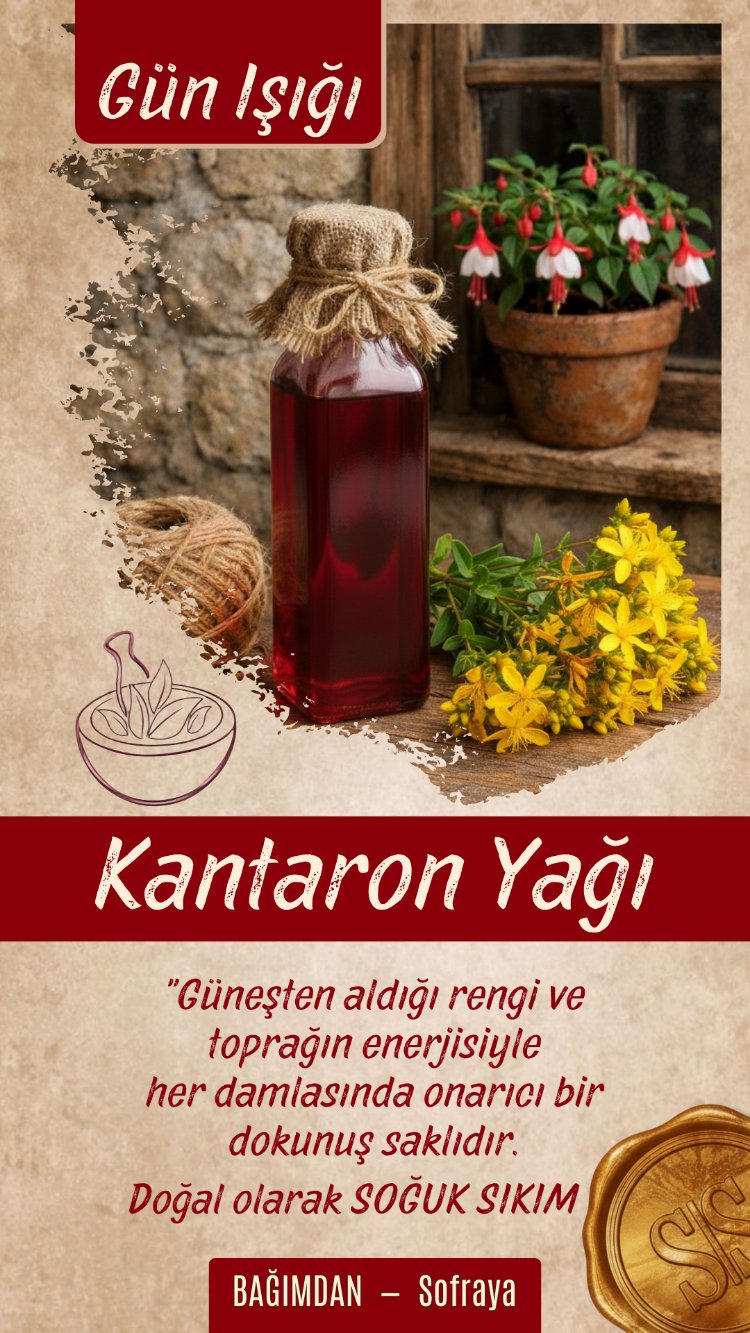 Saf Kantaron Yağı (Gün Işığı) 250ml