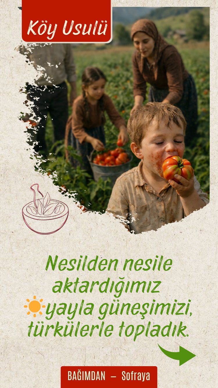 Organik Domates Sosu (Köy Usulü) 800gr