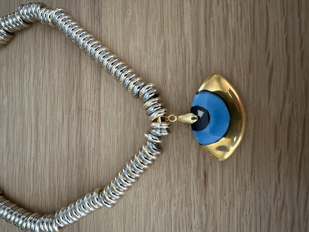 153. Gold kaplama kolye 55 cm