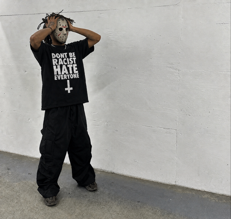 Dont be racıst hate everyone y2k vıntage tee