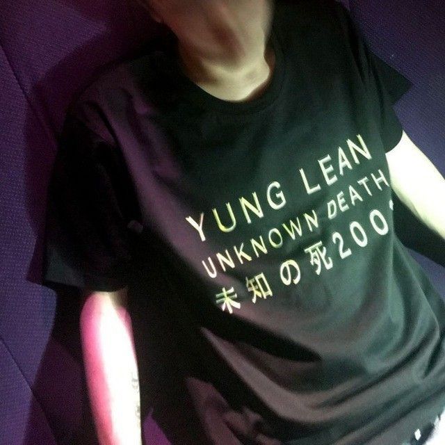 yung lean unknown death y2k vıntage tee