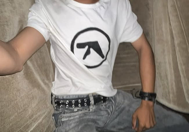 Aphex Twin y2k vıntage tee