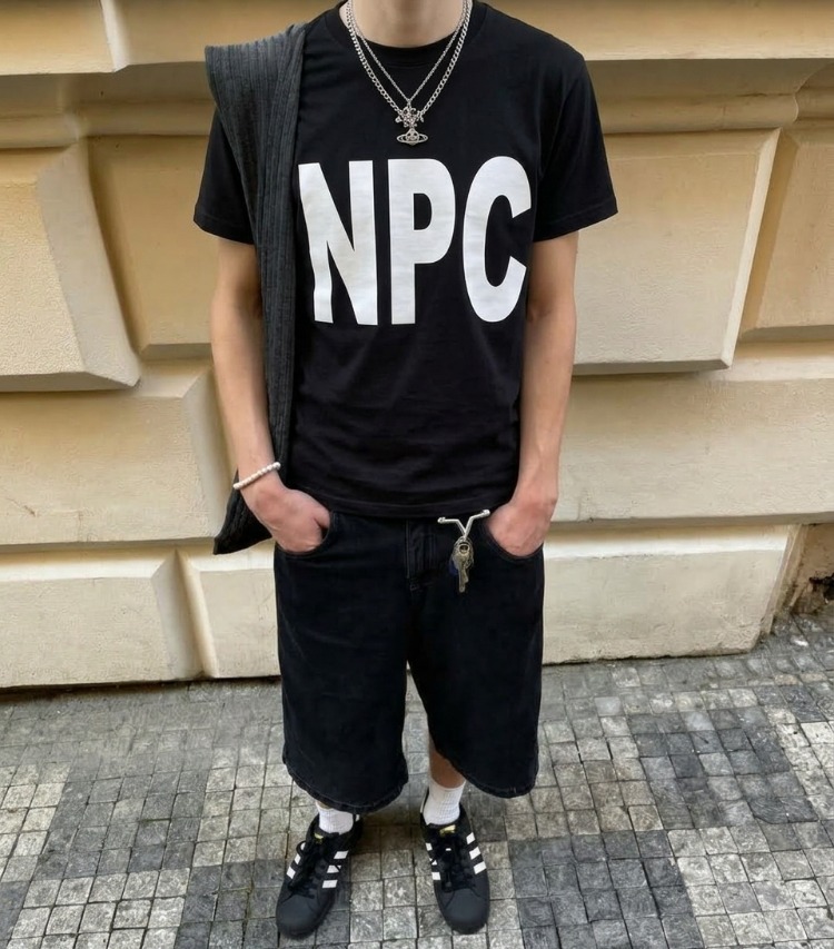 NPC y2k vıntage tee