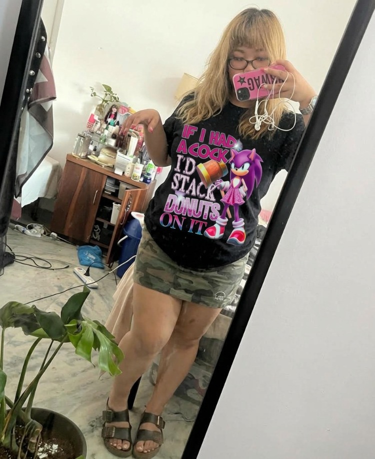 If ı had a cock y2k vıntage funny tee