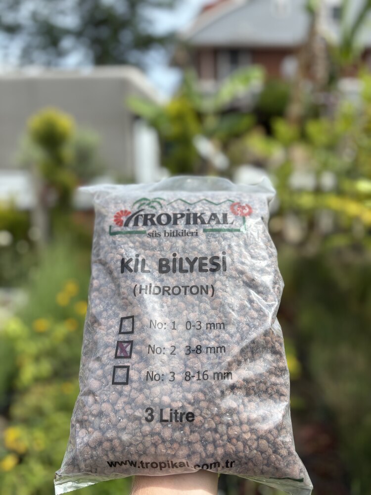 Tropikal kil bilyesi 3-8 mm 