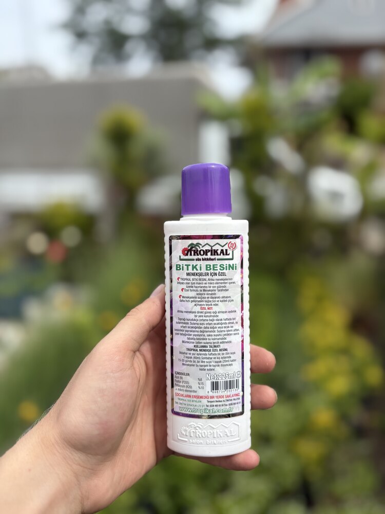 Tropikal menekşe özel besin 225 ml 