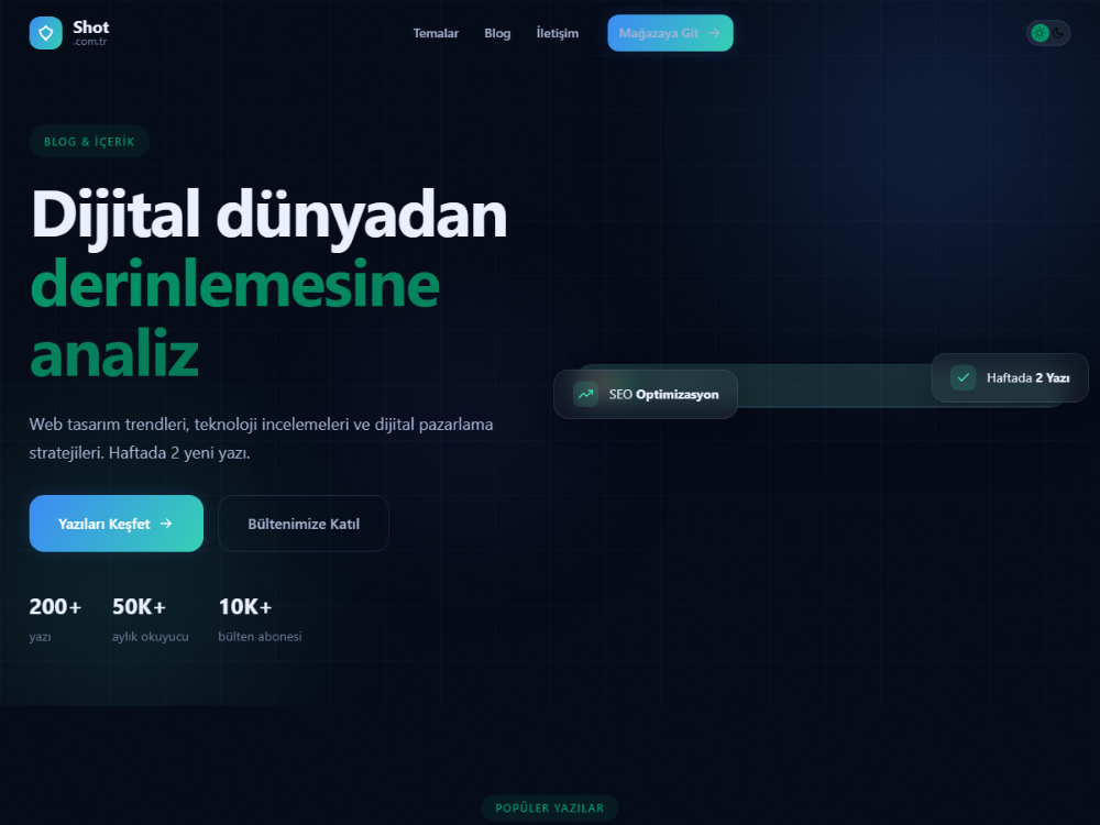 Flavor Blog Teması