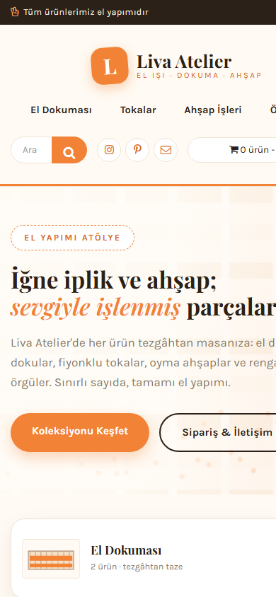 Liva Atelier OpenCart Teması
