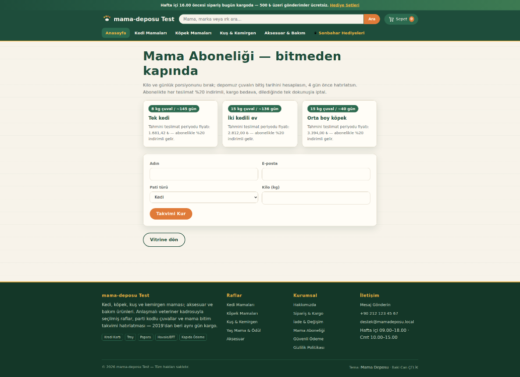 Mama Deposu OpenCart Temas