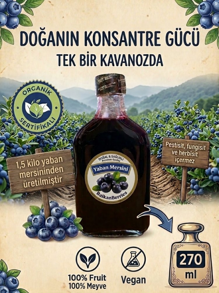 %100 Yaban Mersini özü