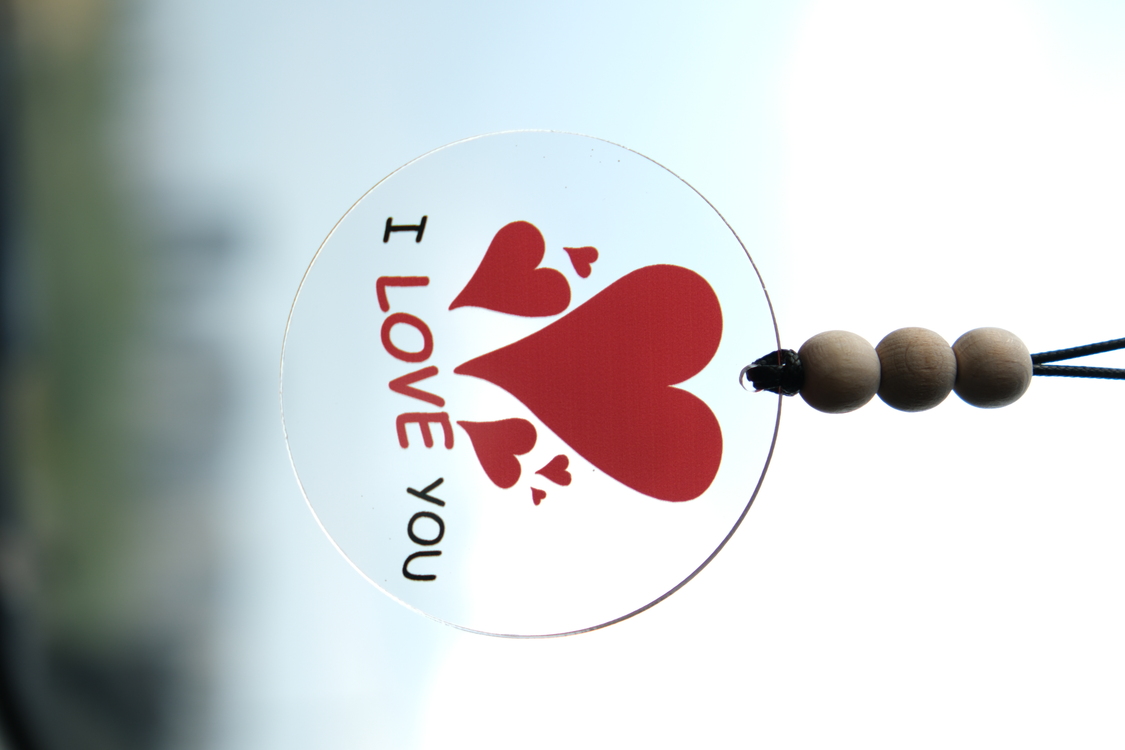 Balkhoon I Love You Araba Süsü Dikiz Aynası Süsü Hediyelik Eşya