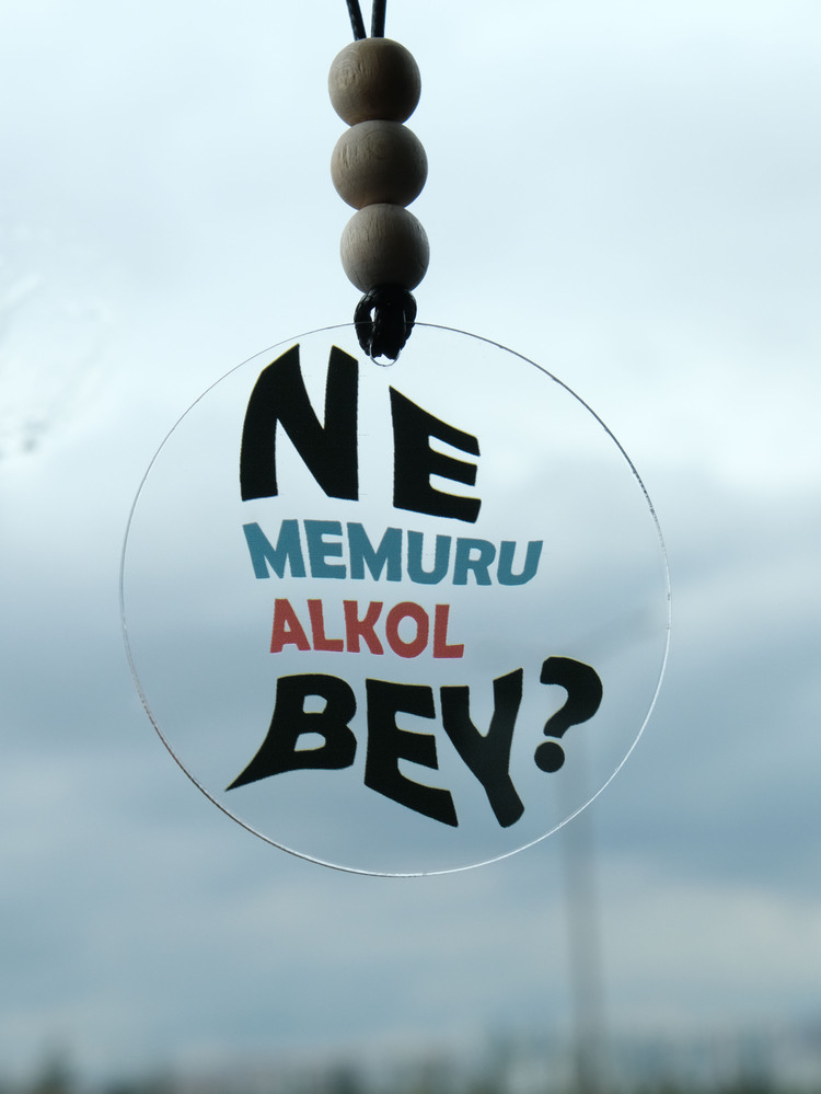 Balkhoon Ne Memuru Alkol Bey Dikiz Aynası Süsü Araba Süsü Hediyelik Eşya