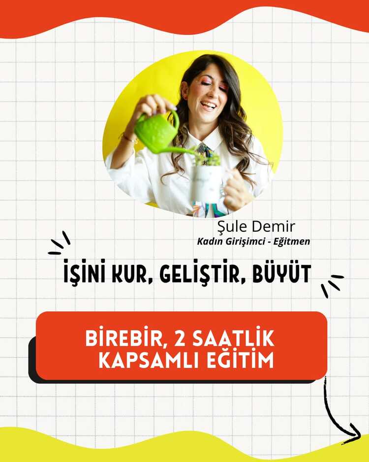 İşini Kur, Geliştir, Büyüt (Birebir 2 saat)