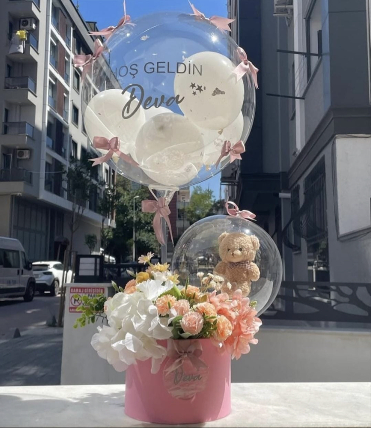Premıum Balon kutusu (Pembe)