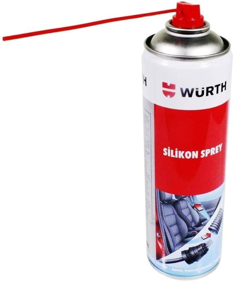 Würth Silikon Sprey – Çok Amaçlı Koruyucu, Yağlayıcı ve Gıcırtı Önleyici Sprey