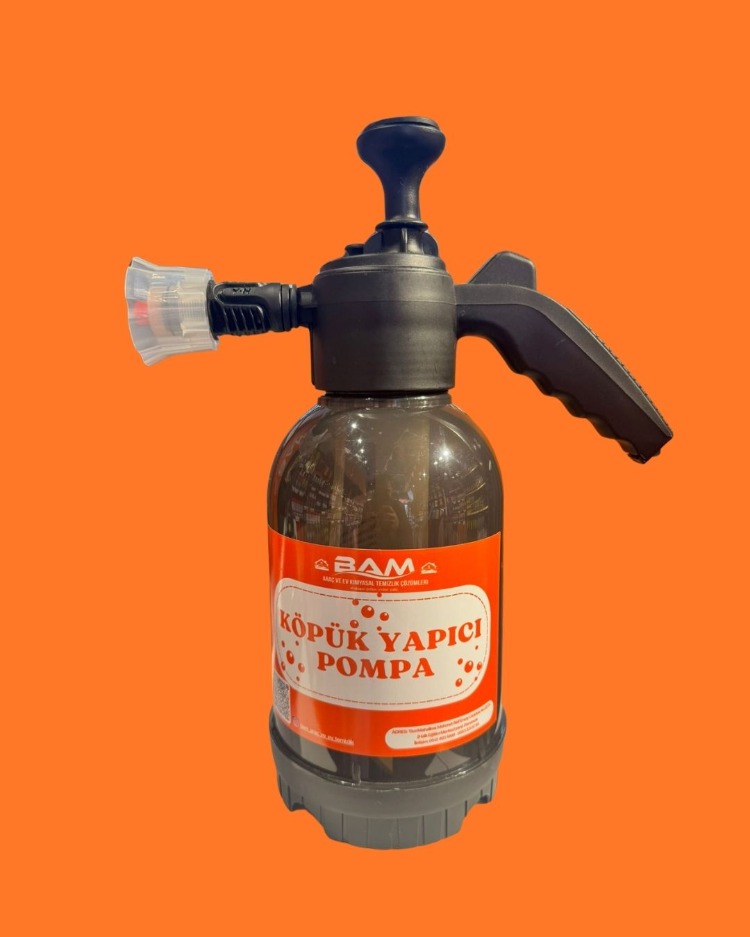 BAM Profesyonel Köpük Yapıcı Basınçlı Pompa – Oto Yıkama ve Ev Temizliği İçin