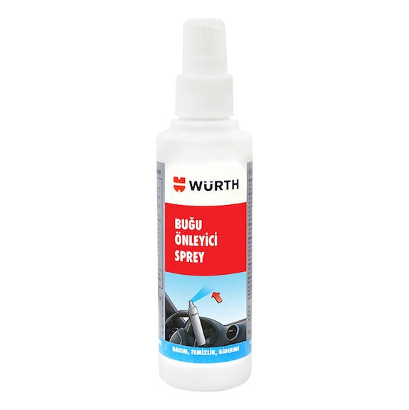 Würth Profesyonel Buğu Önleyici Sprey – 150 ml Net Görüş ve Sürüş Güvenliği