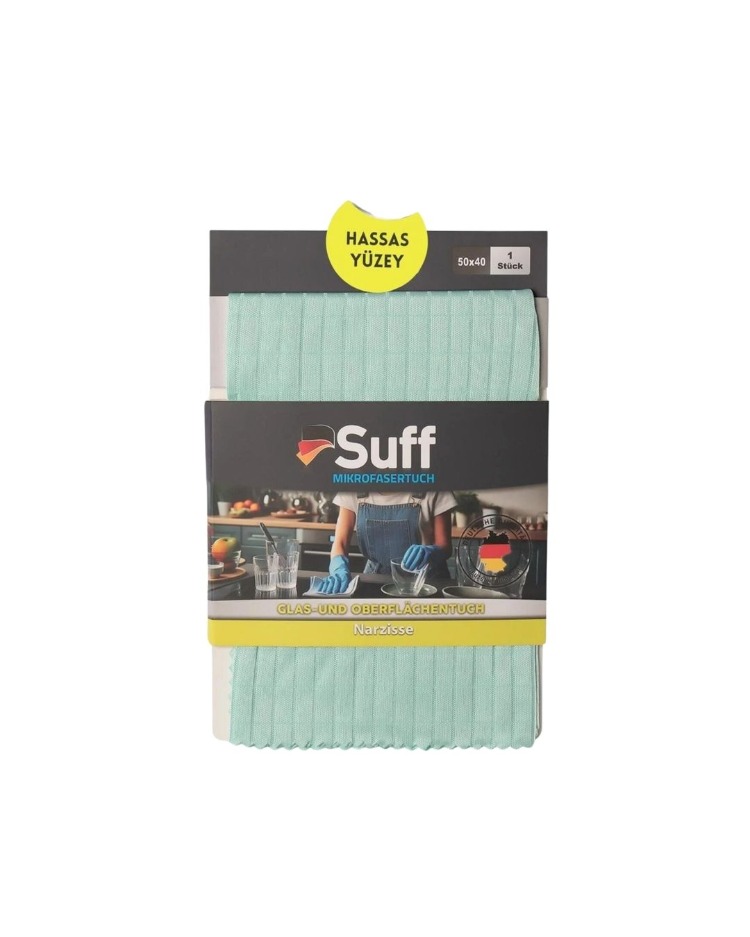 Suff NARZİSSE Mikrofiber Cam ve Yüzey Temizlik Bezi 50X40