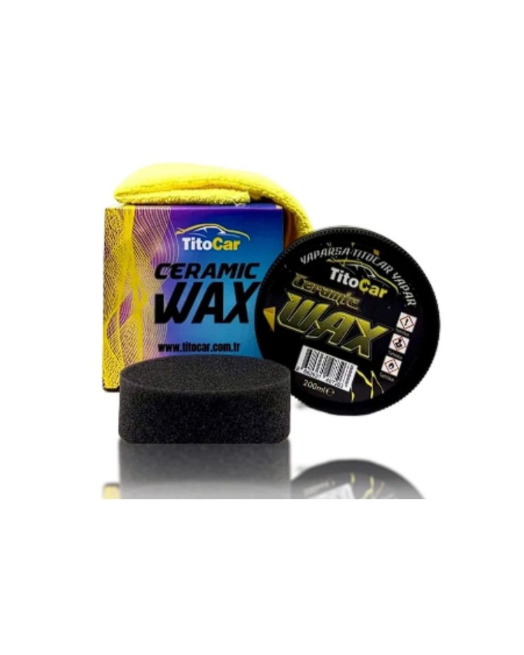 Seramik Wax Mikrofiber Bez ve Ped Hediyeli 150 gr