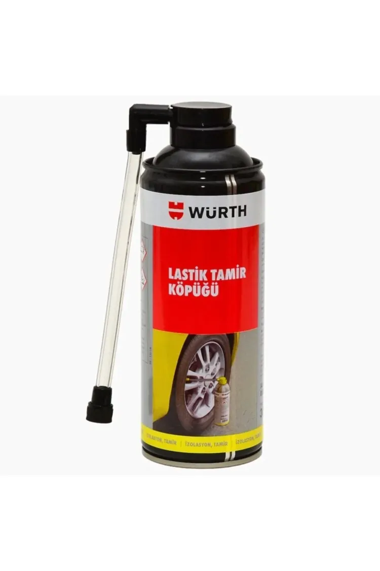 Würth Lastik Tamir Köpüğü 500 ml - Acil Durum Lastik Şişirici ve Delik Kapatıcı Sprey