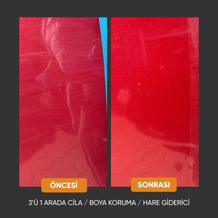 3'Ü 1 Arada Cila-Boya Koruma-Hare Giderici 100 Ml