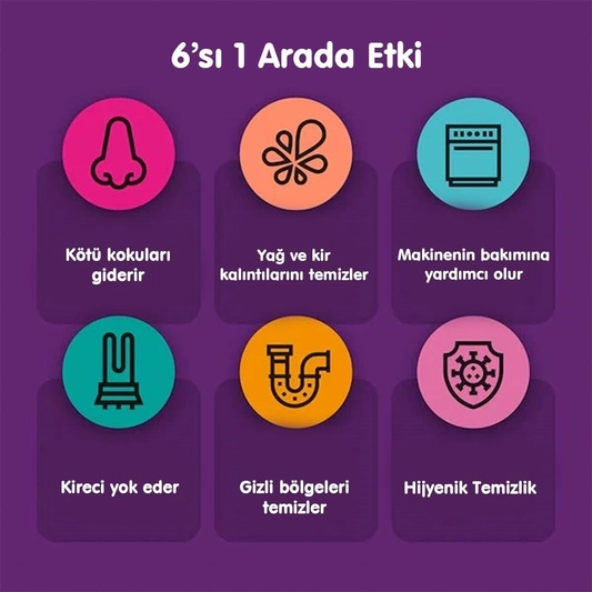 Vamoosh Bulaşık Makinesi Temizleyici – Limon