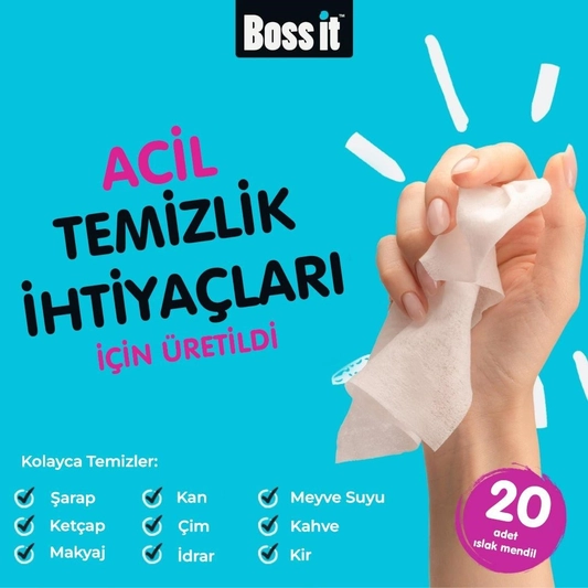 Boss It Leke Çıkarıcı Mendil