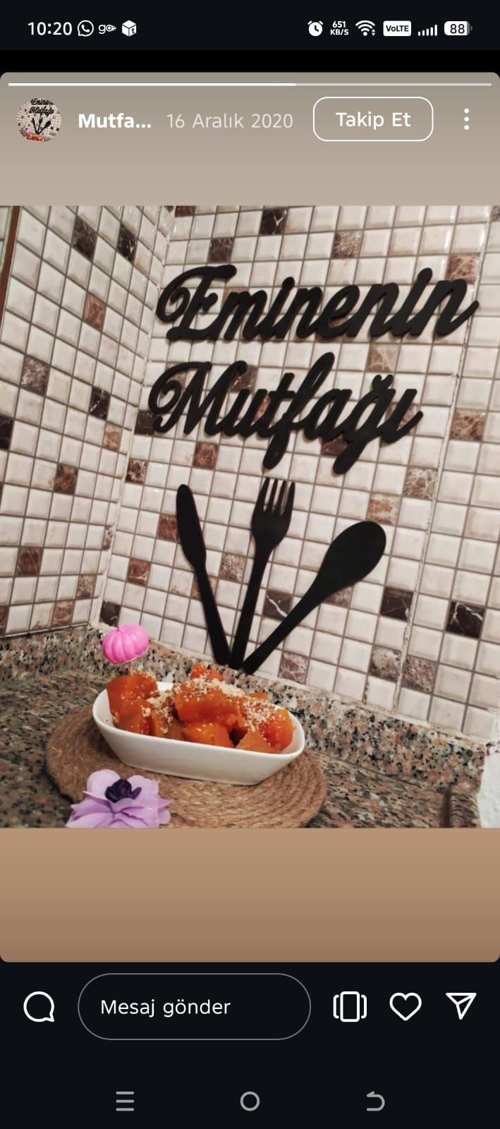 mutfak yazısı