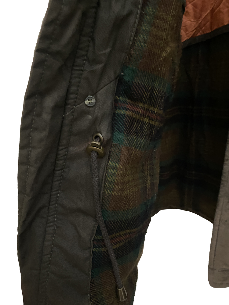 Vintage L-XL Oversize Nubuk Eskitme Mont - Invoice Menswear Çift Astarlı