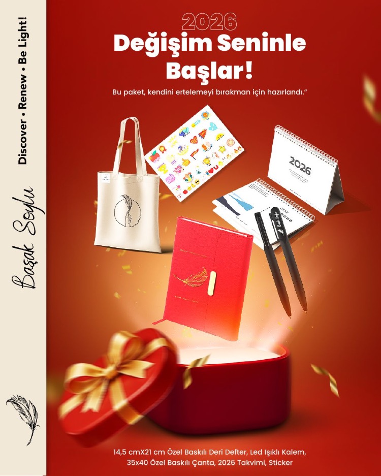 Değişim Seninle Başlar! 2026 özel paket (Hediye için notu mutlaka okuyalım )