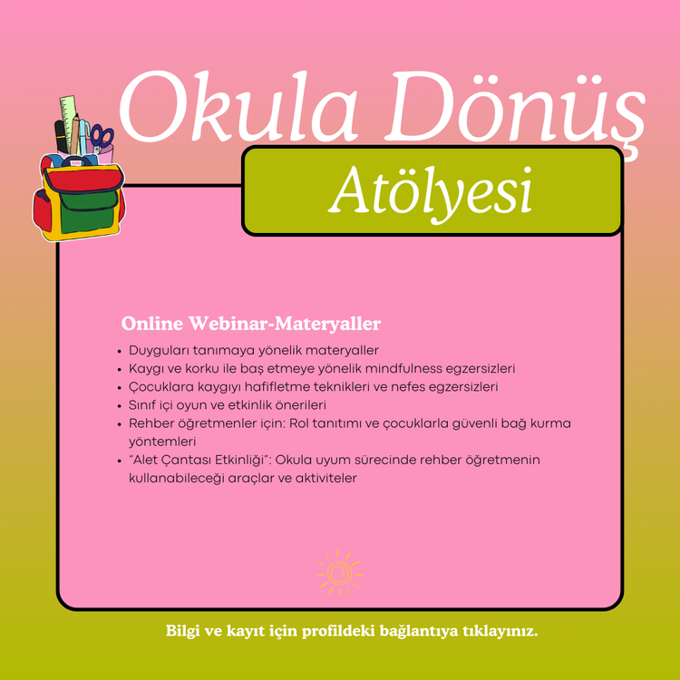 Okula Dönüş Atölyesi