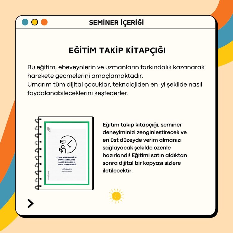 Çocuklarda Ekran Bağımlılığı ile Baş Etme Programı | Kayıttan İzle :