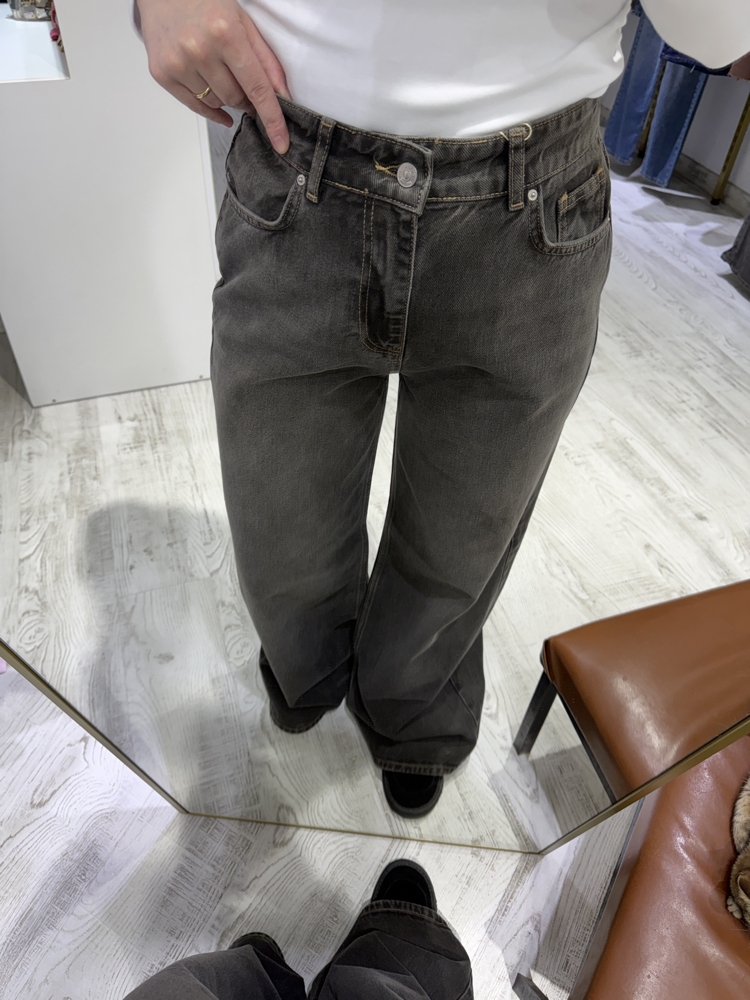 Dilvin kahve yıkamalı jean
