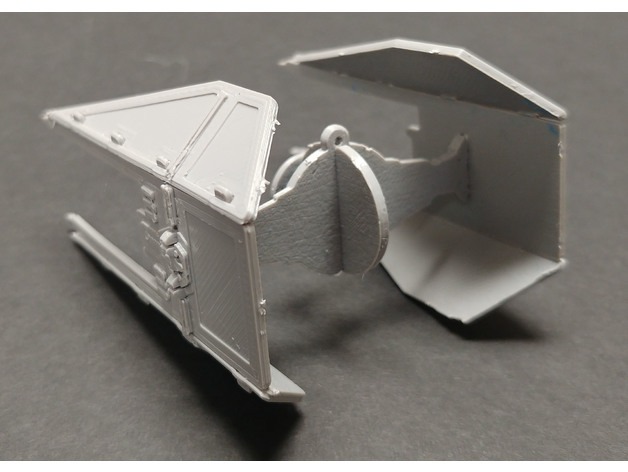 Tie Fighter Interceptor Kart Maket Oyuncak