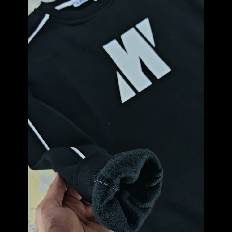 Mavi Sweatshirt-Siyah