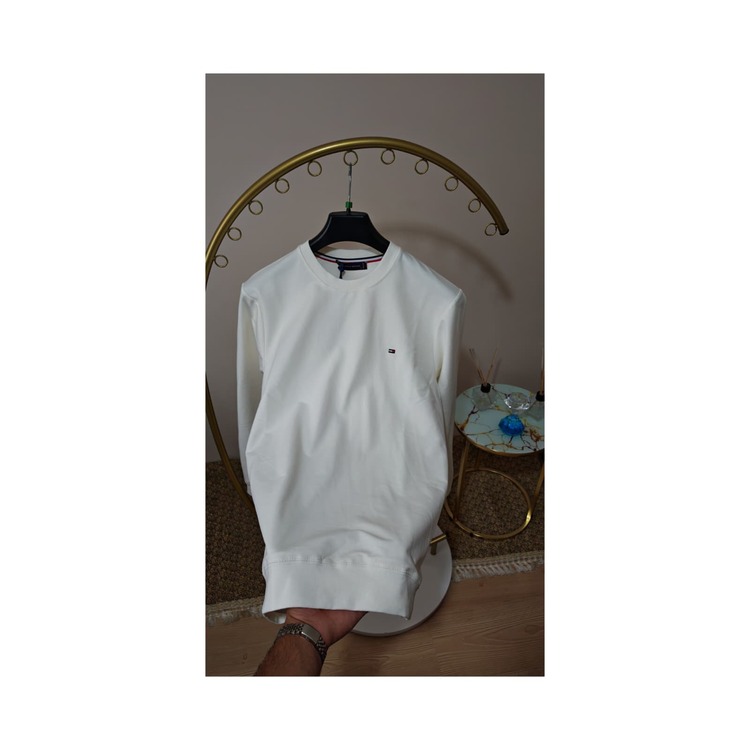 Tommy Hılfıger Sweatshirt-Beyaz