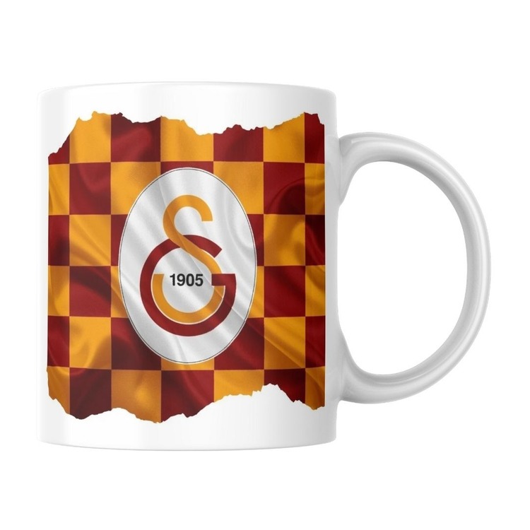 Kişiye Özel Galatasaray Tasarımlı Kupa Bardak