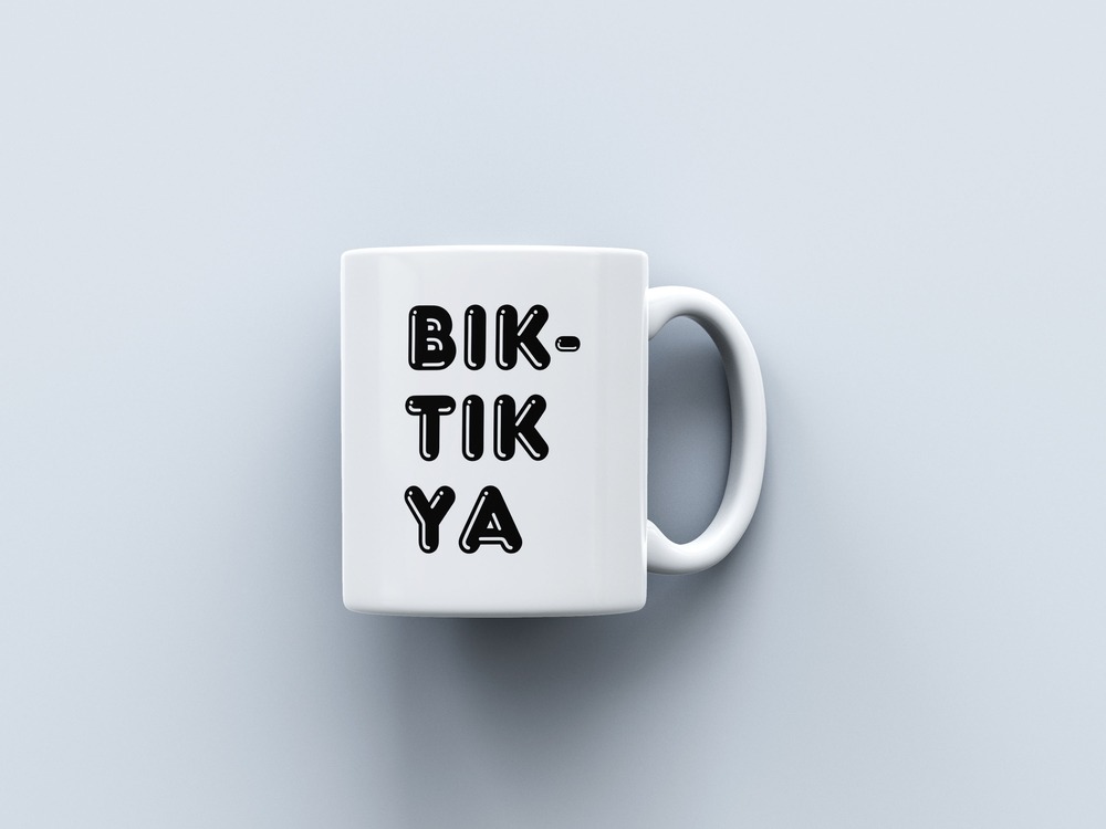 BıktıkYa Tasarımlı Kupa Bardak