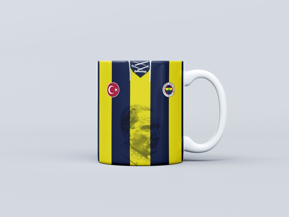 Fenerbahçe Cumhuriyet 100. Yıl Forma Tasarımlı Kupa Bardak