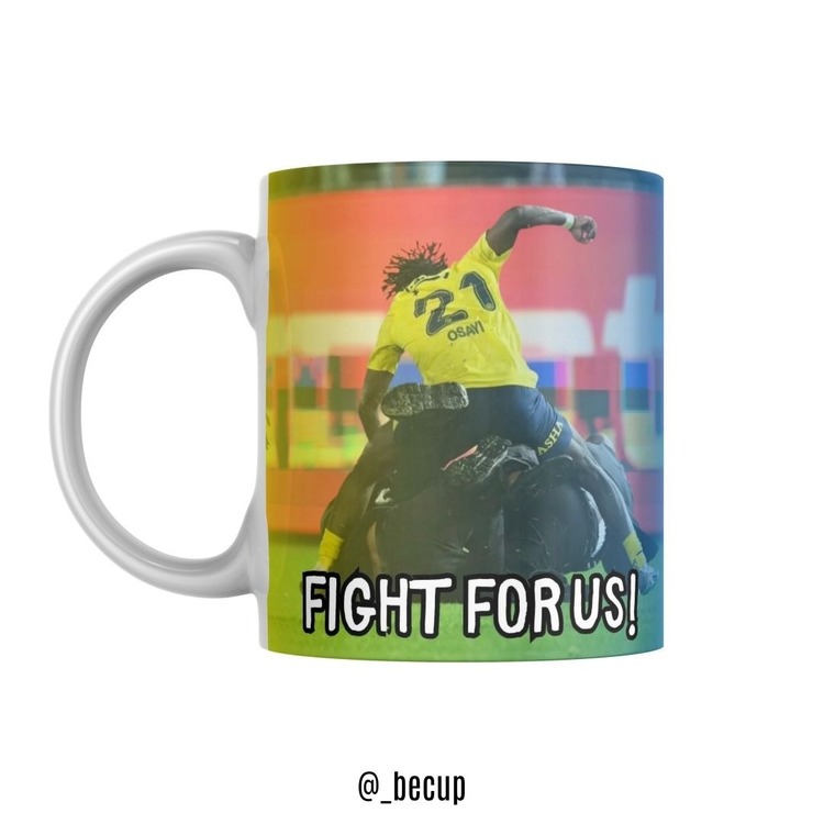 Fenerbahçe Fight For Us Tasarımlı Kupa Bardak