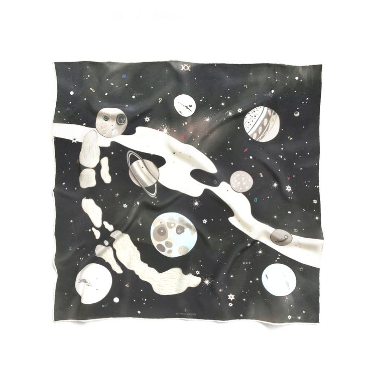 ZODIAC STORIES / SILK SCARF 65x65 cm 